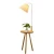 Import Wholesale  Fabric  Nordic Indoor  Wooden Floor  Standard Lamp  with desk from China