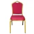 Import wholesale gold metal royal hotel dining banquet wedding stacking chairs for event from China