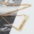 Import Wholesale good quality shiny small gold filled engraved custom name bar necklace jewelry from China