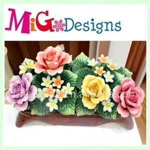 wholesale Handmade decoration ceramic flowers for dresses