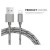 Import wholesale high quality metal braided USB charging sync data cable for iphone x charger charging cable with aluminum alloy from China