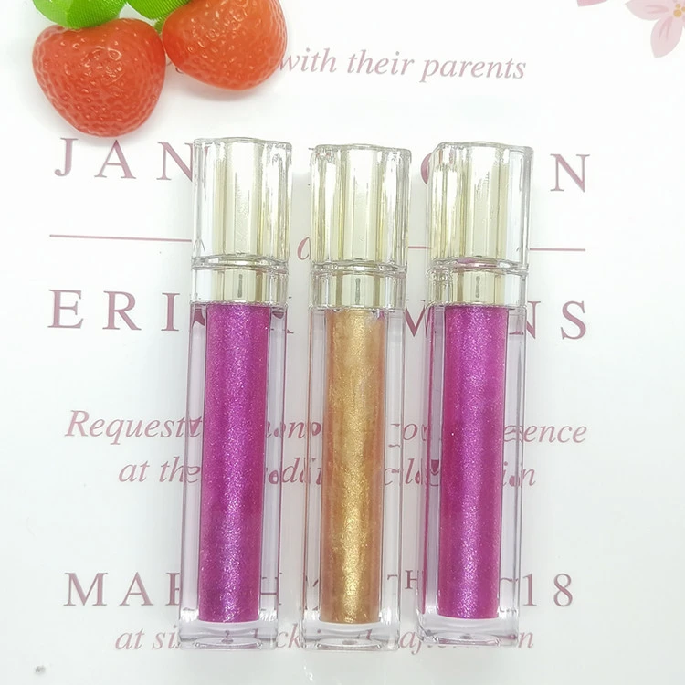 wholesale high quality wholesale clear glitter lip gloss private label vegan custom matte lipstick
