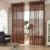 Import wholesale jacquard transparent  curtain fabric for balcony living room and bedroom from China