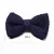 Import wholesale mens 100% silk knitted solid gray  bow ties from China