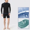 Wholesale mens sunblock swimming surf T-shirt quick dry rash guard