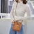 Wholesale Mini PU Leather Ladies Cross Body Shoulder Small Purse Handbags Women Fashion String Bucket Bag
