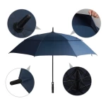 wholesale oem good price sublimated automatic windproof straight long vented sun rain golf umbrella