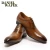 Import Wholesale Pointed Toe Men Genuine Leather Shoes With Lace Low Up Black Formal Business Dress Shoes from China