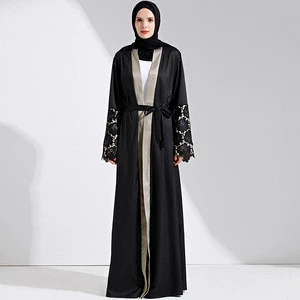 Wholesale Produce Islamic Abaya Black Color Clothing Women Abaya Clothing