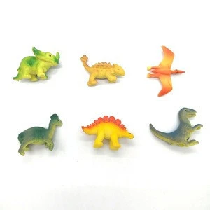 Wholesale PVC Plastic 6 Designs Small Dinosaur Toy Animal Figure