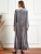 Import Wholesale spring muslim clothing women embroidered long sleeve maxi length islamic velvet dress from China