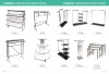 Wholesale Stainless Steel High And Low Table Store Display Rack, WomenS Clothing  Supermarket  Display Stand