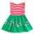Import Wholesale Striped long Sleeve Girl Clothing Christmas Children Clothing baby girl Dress from China