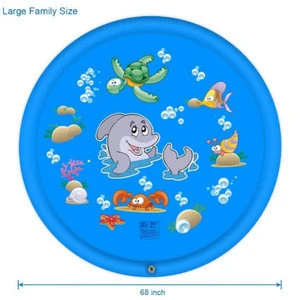 Wholesale summer eco-friendly water spray pad kids padded play water play equipment