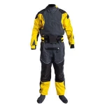 Wholesale Three Layer Waterproof Breathable Ply Drysuit with Exhaust  Construction Latex Gaskets