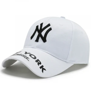 wholesale top quality baseball hats with embroidery NY logo