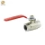 Wholesale water meter gas lever handle full port brass male thread ball valve