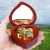 Import Wholesale wooden heart-shaped music box custom engraving creative retro nostalgic gift with mirror wine red from China