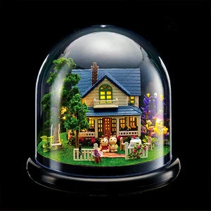wholesale/custom creative christmas crystal ball music box
