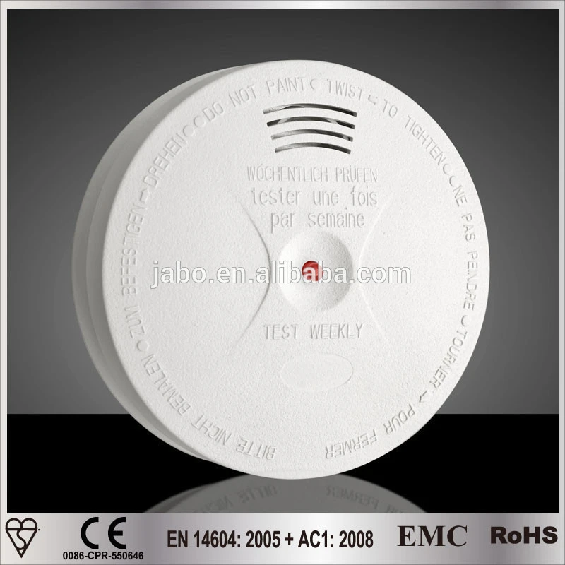 wireless fire smoke alarm detector en14604 approved,protect your family