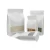 Import WK03 Recycled Custom Stand Up Pouch Zipper White Kraft Paper Bag Food With Clear Window for Food Package from China