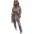 Import Women 2Pcs Set Casual Tracksuit Loose Hooded Sweatshirt from China