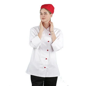 Women cook jacket for coat pants shirt restaurant hotel unisex chef uniform