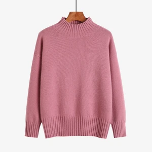 Women Fashion Cabled Inner Mongolia Warm Pure Cashmere Sweater