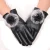 Import Women Girls Winter Soft Warm PU Leather Fur Balls Touch Screen Women Gloves from China
