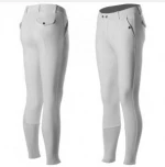 Women Horse Riding Jodhpurs Customized OEM Stretchy Breeches  Pocket and Button Decoration