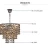 Import Wood Bead Chain Classic Popular Metal Rust Frame Wooden Pendant Light for Coffee Bar Decoration from China