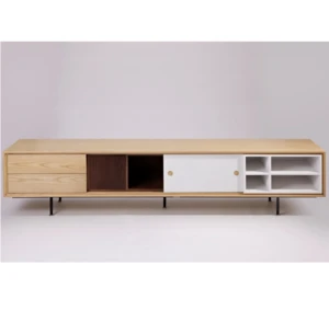 wood cabinet furniture tv cabinet Tv stand design in living room or hotel