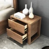 wood industrial modern smart luxury nightstands black white bedside table furniture bedroom