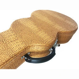 Wooden Guitar Case Bass Bag Arch top crocodile Classical Guitar Hard Case for electric guitar