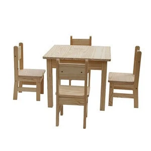 Wooden Kids Study Table And Chairs For Kids