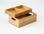 Wooden Storage Fruit Tray 3 Tier Wood Tray