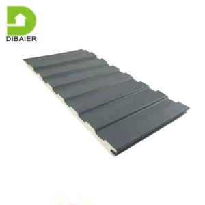 WPC PVC PU EPS wall panel metal faced sandwich panel 16mm