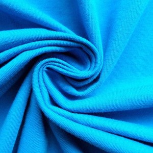 xincan textile wholesale supplier organic cotton fabric 4 way stretch single jersey knitting fabric  for summer t-shirt