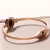 Import YANYI New Arrival Rose Gold Bangle Titanium Bracelet Women Movable Two Color Sheet from China
