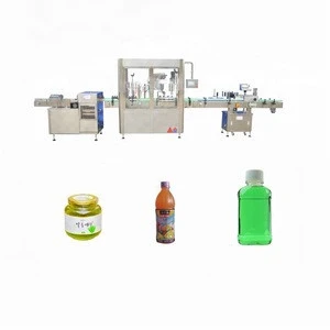 YB-YGX4 automatic red or white wine filling machine line / drinks bottling machinery