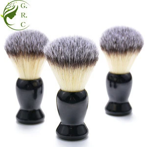 Your own brand no moq cream badger vegan synthetic men&#39;s shaving brush