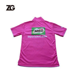ZEGO SPORTS 100% Polyester Sublimation Team Set Dryfit Cricket Jersey Sportswear