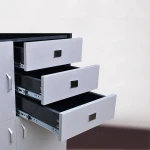 ZHIDE Cold Rolled Steel Channel Auto Soft Closing Ball Bearing Drawer Slides