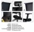 Import ZNS BE538 new design office chair mesh back staff computer chair with adjustable  armrest from China
