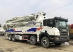 Zoomlion 50m Remanufactured 170m3/H Concrete Pump Scania Truck