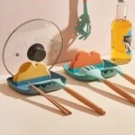 spatula holder/Kitchen countertop greaseproof plate put pot storage rack spatula spoon catch pot lid holder