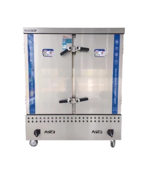 24 Trays Deluxe Fingerprint Resistant Stainless Steel Gas Rice Steamer Cabinet LNG - Manufactured By Bin Liz