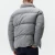 Import OEM Design men winter wool blend high collar zipper casual puffer jacket from Pakistan