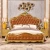 Import 005 New model European bedroom furniture antique luxury royal leather headboard bedroom Furniture Set from China