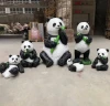 Life Size Garden Resin 6FT Party Events Panda Sculpture for Outdoor Use